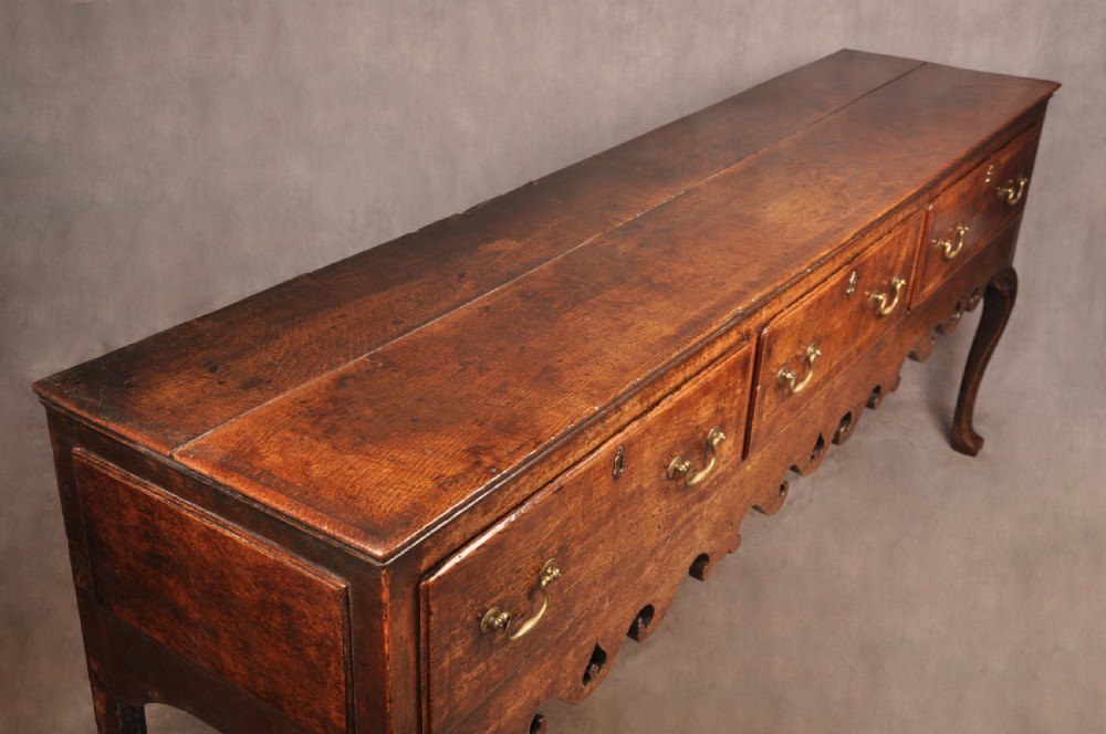  Mid 18th Century Oak Dresser Base View III