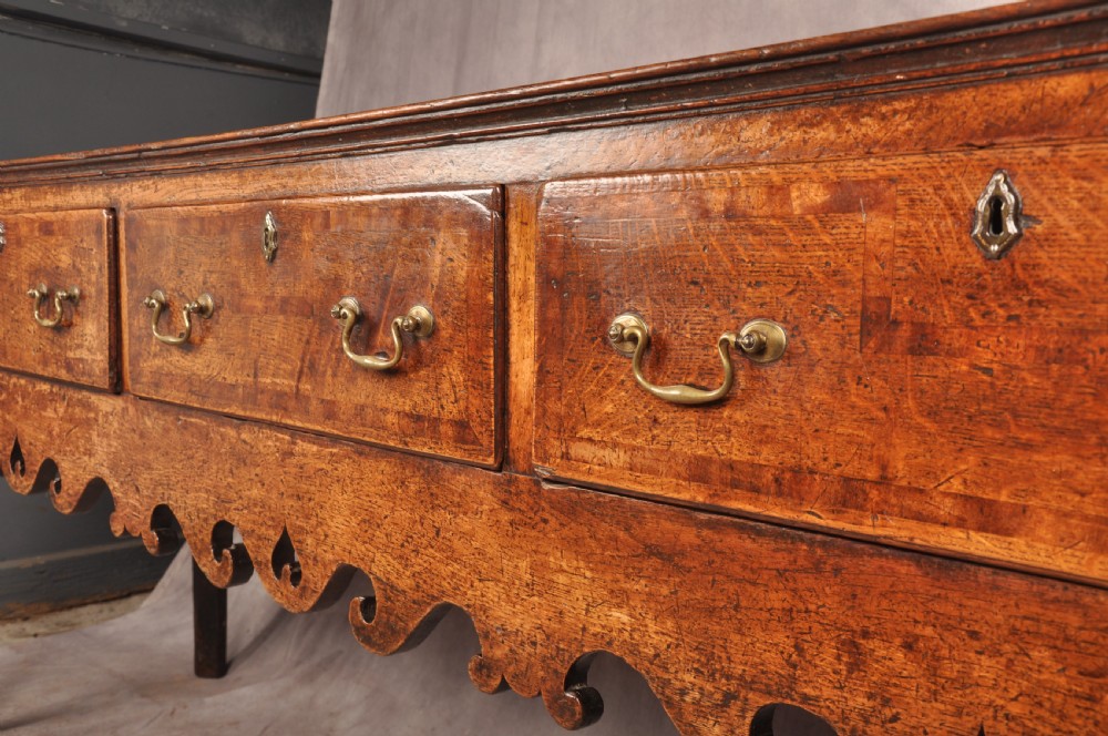  Mid 18th Century Oak Dresser Base View VII