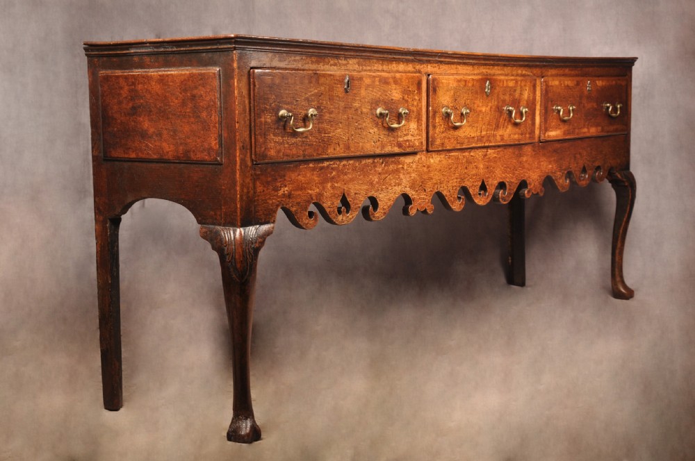  Mid 18th Century Oak Dresser Base View XIII