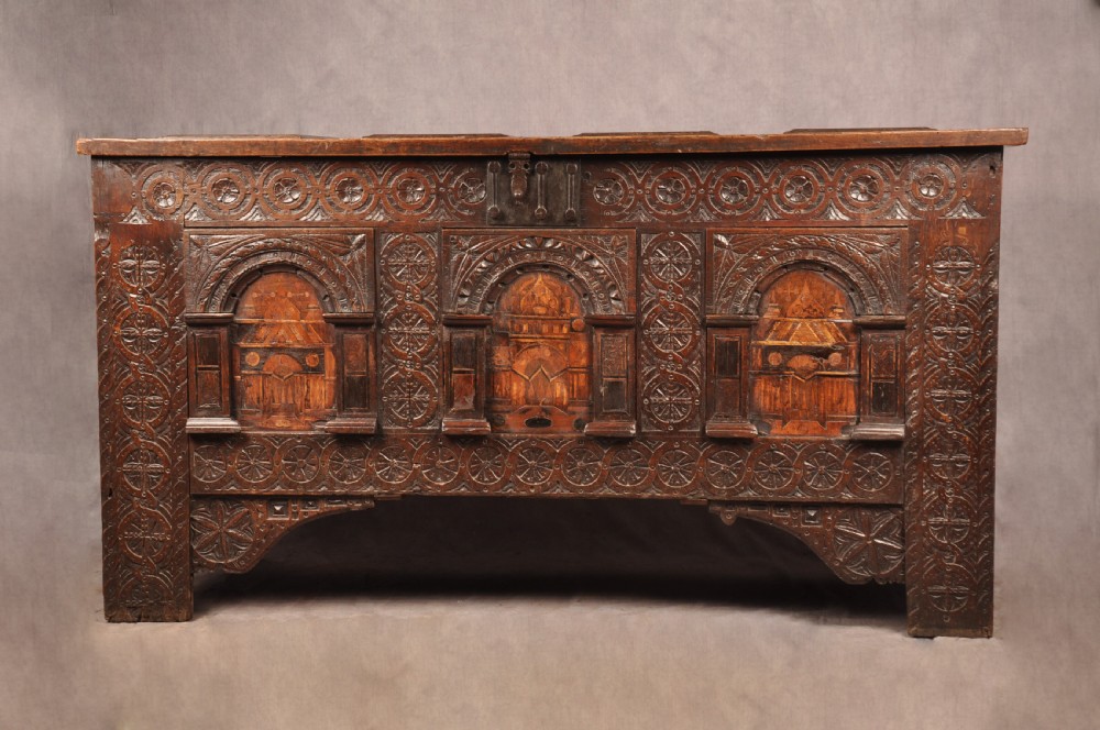 Rare 16th Century Oak Coffer