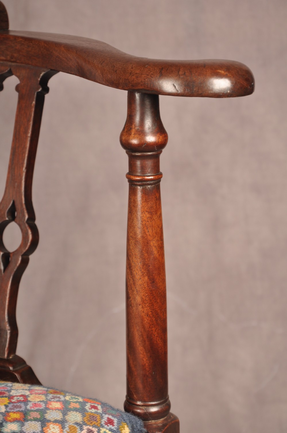 Nice Quality 18th Century Mahogany Desk Chair View III