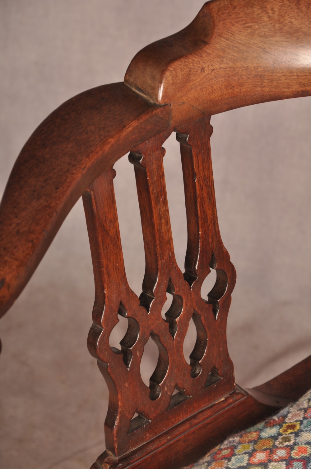 Nice Quality 18th Century Mahogany Desk Chair View V