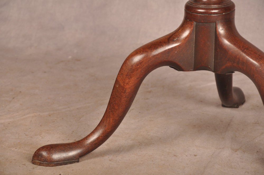 Fine 18th Century Mahogany Tripod Table View V