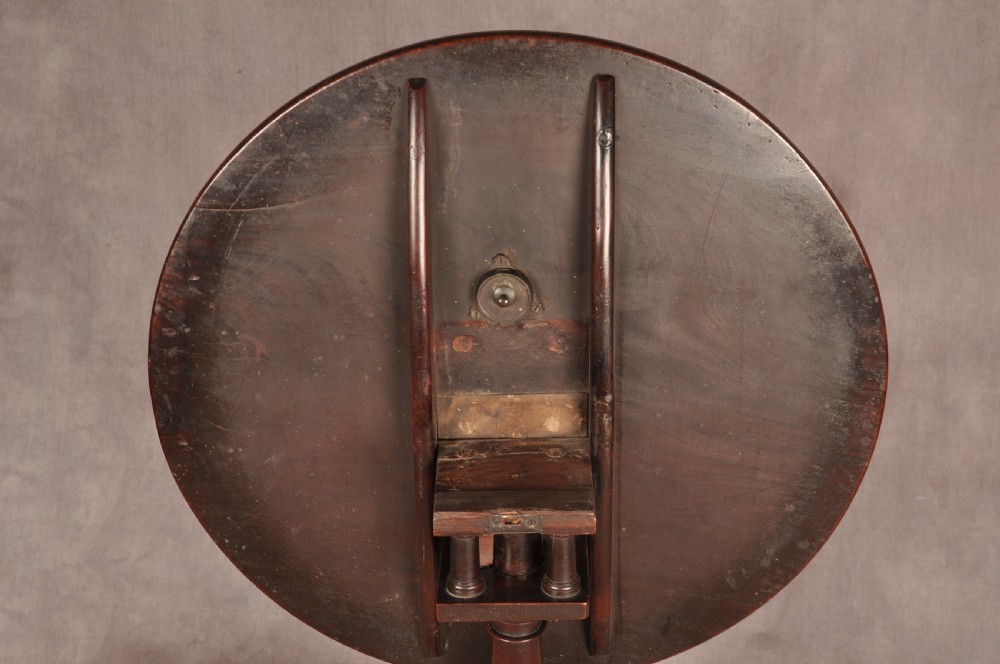Fine 18th Century Mahogany Tripod Table View IX