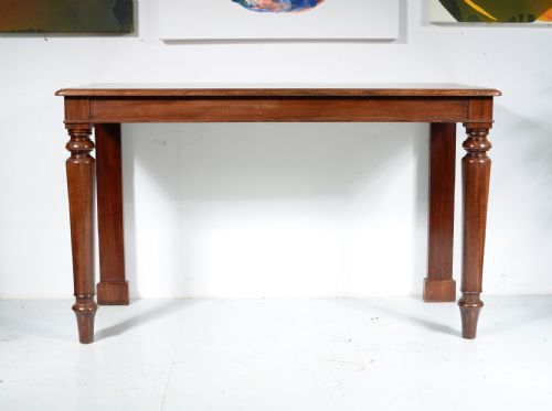 A WILLIAM IV MAHOGANY COUNTRY HOUSE SERVING HALL CONSOLE TABLE C1835 - ADDITIONAL PHOTO 1
