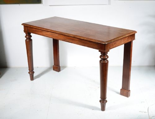 A WILLIAM IV MAHOGANY COUNTRY HOUSE SERVING HALL CONSOLE TABLE C1835 - ADDITIONAL PHOTO 9