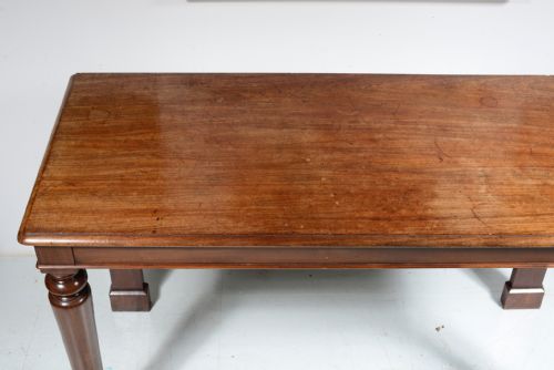 A WILLIAM IV MAHOGANY COUNTRY HOUSE SERVING HALL CONSOLE TABLE C1835 - ADDITIONAL PHOTO 11
