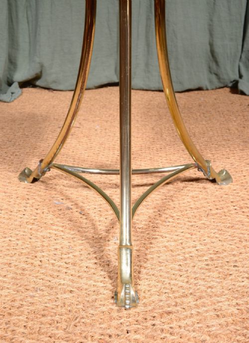 A VICTORIAN MAHOGANY AND BRASS REVOLVING BOOKCASE C1860 - ADDITIONAL PHOTO 3
