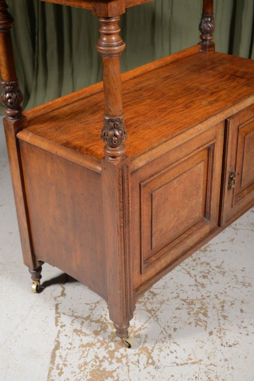 A WILLIAM IV BURR OAK BUFFET BY THOMAS EDWARDS SONS NEWCASTLE UNDER LYME C1835 - ADDITIONAL PHOTO 11