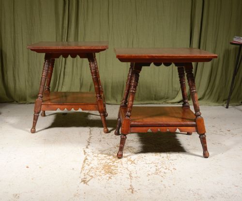 a near pair of charles eastlake occasional tables c1875 - CATEGORY: ANTIQUE TABLES - DATED 