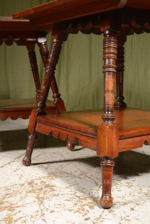 A NEAR PAIR OF CHARLES EASTLAKE OCCASIONAL TABLES C1875 - ADDITIONAL PHOTO 5