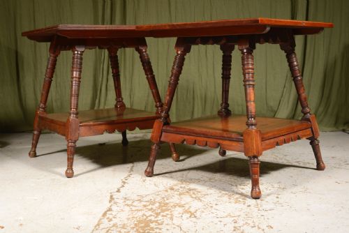 A NEAR PAIR OF CHARLES EASTLAKE OCCASIONAL TABLES C1875 - ADDITIONAL PHOTO 6