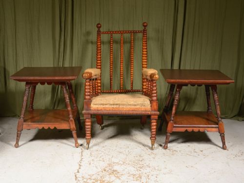 A NEAR PAIR OF CHARLES EASTLAKE OCCASIONAL TABLES C1875 - ADDITIONAL PHOTO 8