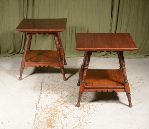A NEAR PAIR OF CHARLES EASTLAKE OCCASIONAL TABLES C1875 - ADDITIONAL PHOTO 10
