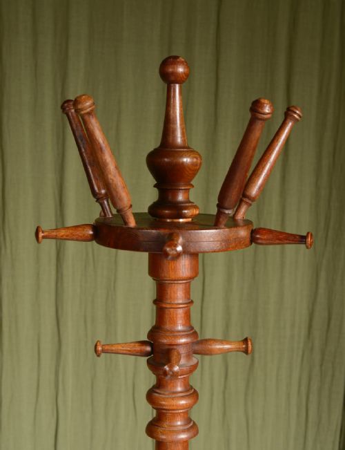 A LARGE VICTORIAN OAK HAT COAT STICK AND UMBRELLA STAND C1890 - ADDITIONAL PHOTO 1