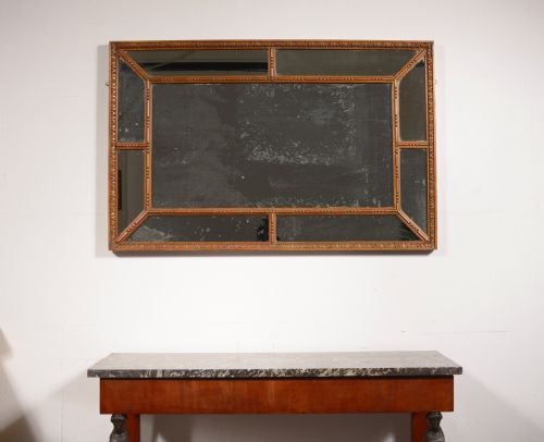 a victorian carved gilt wood division wall mirror with mercury plates c1860 - CATEGORY: ANTIQUE MIRRORS - DATED 
