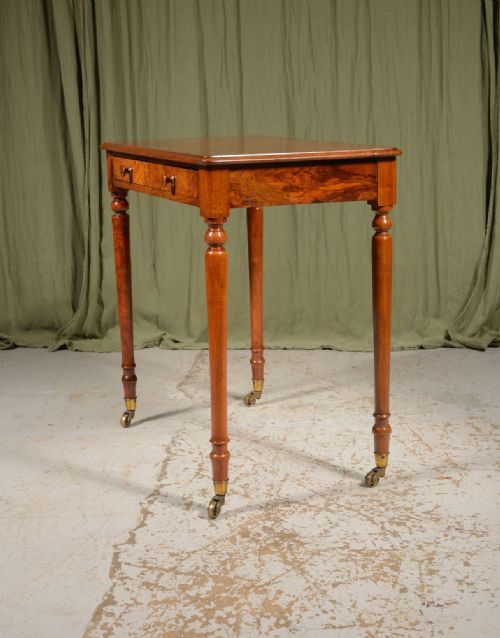 A WILLIAM IV HOLLAND SONS WALNUT WRITING TABLE C1835 - ADDITIONAL PHOTO 1