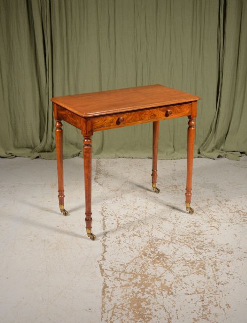 A WILLIAM IV HOLLAND SONS WALNUT WRITING TABLE C1835 - ADDITIONAL PHOTO 2