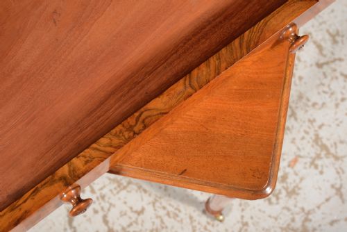 A WILLIAM IV HOLLAND SONS WALNUT WRITING TABLE C1835 - ADDITIONAL PHOTO 9