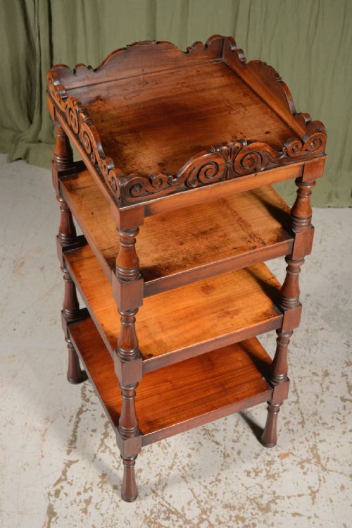 A WILLIAM IV MAHOGANY WHATNOT C1835 - ADDITIONAL PHOTO 4