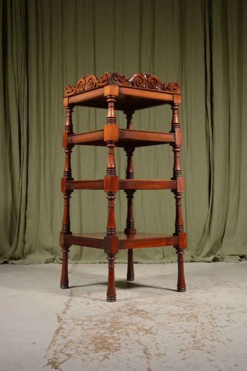 A WILLIAM IV MAHOGANY WHATNOT C1835 - ADDITIONAL PHOTO 5