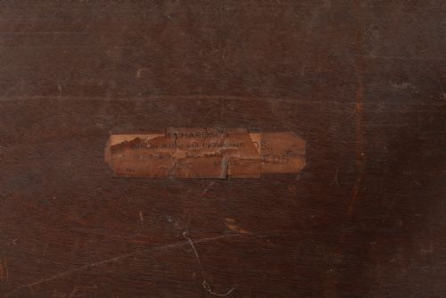 AN AESTHETIC MOVEMENT WALNUT LIBRARY TABLE BY WILLIAM RICHARDSON OF LEEDS C1870 - ADDITIONAL PHOTO 8