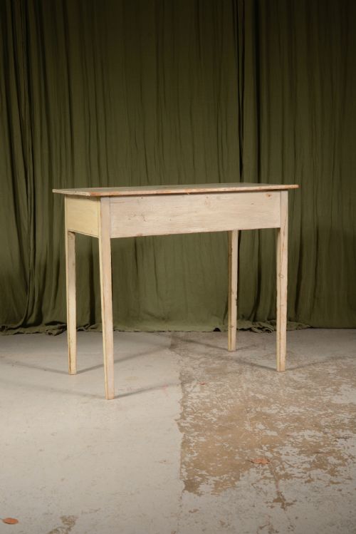 AN EARLY VICTORIAN PAINTED PINE SIDE TABLE C1840 - ADDITIONAL PHOTO 8