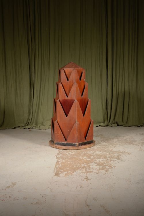 AN ART DECO CARL ZEISS REVOLVING SHOP DISPLAY STAND C1935 - ADDITIONAL PHOTO 8