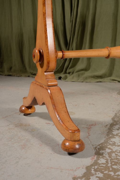 A SYCAMORE WRITING TABLE BY MARSH AND JONES LEEDS C1865 - ADDITIONAL PHOTO 4