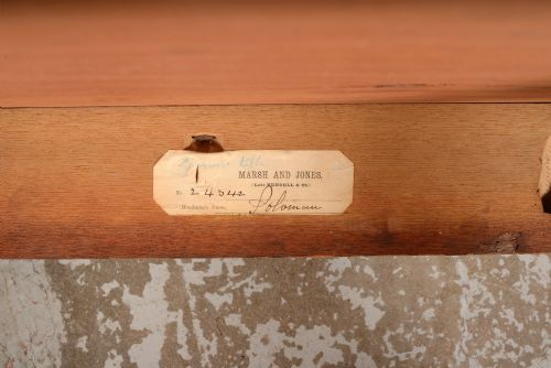 A SYCAMORE WRITING TABLE BY MARSH AND JONES LEEDS C1865 - ADDITIONAL PHOTO 9