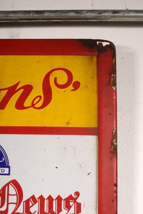 A LYONS' ICE CREAM ENAMEL ADVERTISING SIGN C1920 - ADDITIONAL PHOTO 4