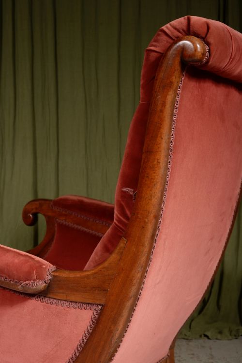 A WILLIAM IV GONCALO ALVES LIBRARY ARMCHAIR C1835 - ADDITIONAL PHOTO 8
