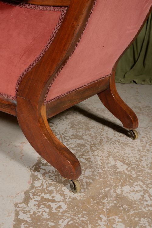 A WILLIAM IV GONCALO ALVES LIBRARY ARMCHAIR C1835 - ADDITIONAL PHOTO 9