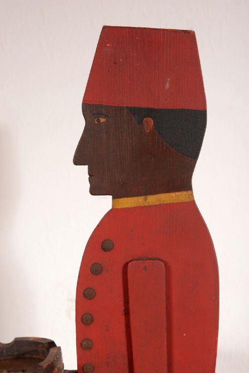 A VICTORIAN BLACKAMOOR SMOKER'S STAND C1890 - ADDITIONAL PHOTO 1
