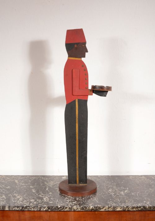A VICTORIAN BLACKAMOOR SMOKER'S STAND C1890 - ADDITIONAL PHOTO 2