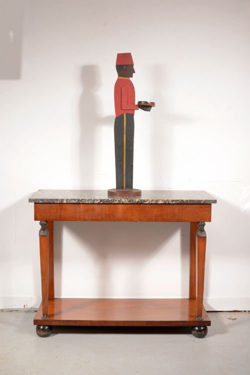 A VICTORIAN BLACKAMOOR SMOKER'S STAND C1890 - ADDITIONAL PHOTO 5