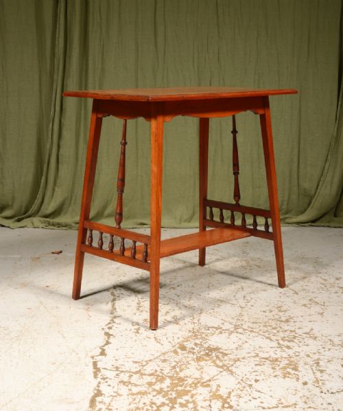 AN AESTHETIC MOVEMENT WALNUT TABLE IN THE STYLE OF COLLINSON AND LOCK C1870 - ADDITIONAL PHOTO 5