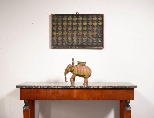 AN INDIAN BRONZE SCULPTURE OF AN ELEPHANT AND MAHOUT C18401860 - ADDITIONAL PHOTO 2