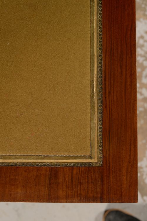 AN AESTHETIC MOVEMENT ARCHITECTURAL FIGURED MAHOGANY CONSOLE CARD TABLE BY WILLIAM WALKER SONS LONDON C1870 - ADDITIONAL PHOTO 4
