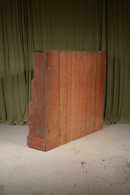 A VICTORIAN PITCH PINE WATERFALL BOOKCASE C1860 - ADDITIONAL PHOTO 5