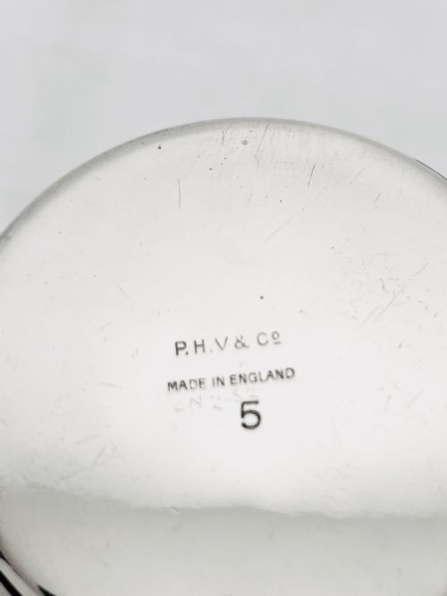 SMART ANTIQUE SILVER PLATED COCKTAIL SHAKER BY P H VOGEL - ADDITIONAL PHOTO 6