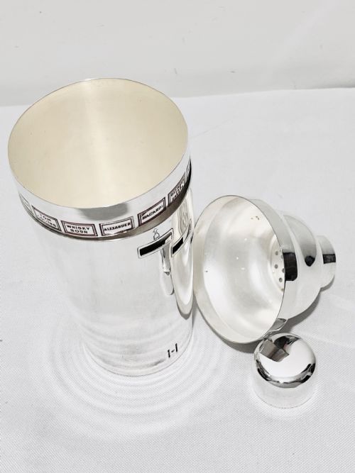 UNUSUAL VINTAGE DIALADRINK RECIPE COCKTAIL SHAKER C1960 - ADDITIONAL PHOTO 5