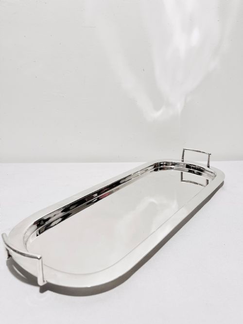 SMART ANTIQUE SILVER PLATED ASPARAGUS SERVER BY GOLDSMITHS SILVERSMITHS C1900 - ADDITIONAL PHOTO 5