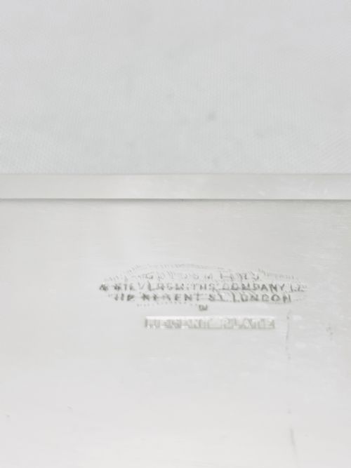 SMART ANTIQUE SILVER PLATED ASPARAGUS SERVER BY GOLDSMITHS SILVERSMITHS C1900 - ADDITIONAL PHOTO 8