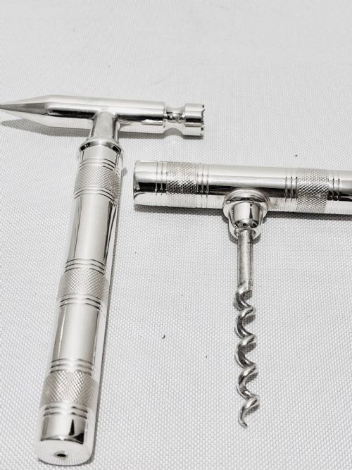 ANTIQUE SILVER PLATED COCKTAIL BAR TOOLS ACCESSORIES SET C1920 BY PHV - ADDITIONAL PHOTO 3