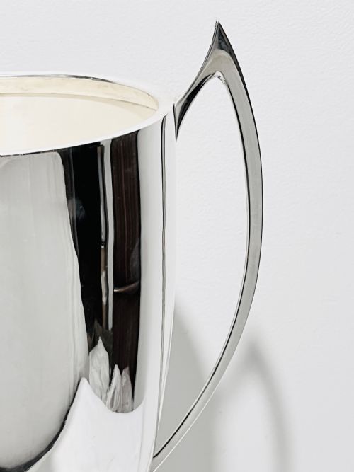 TALL SILVER PLATED SPORTING TROPHY CUP C1940 - ADDITIONAL PHOTO 1