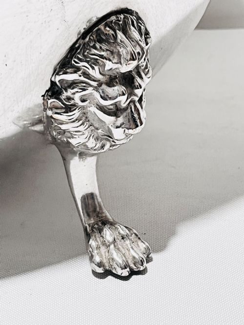 ANTIQUE SILVER PLATED CONVERTED MEAT COVER INTO A WINE CHILLER COOLER C1880 - ADDITIONAL PHOTO 2