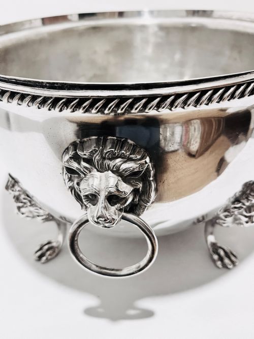 ANTIQUE SILVER PLATED CONVERTED MEAT COVER INTO A WINE CHILLER COOLER C1880 - ADDITIONAL PHOTO 5