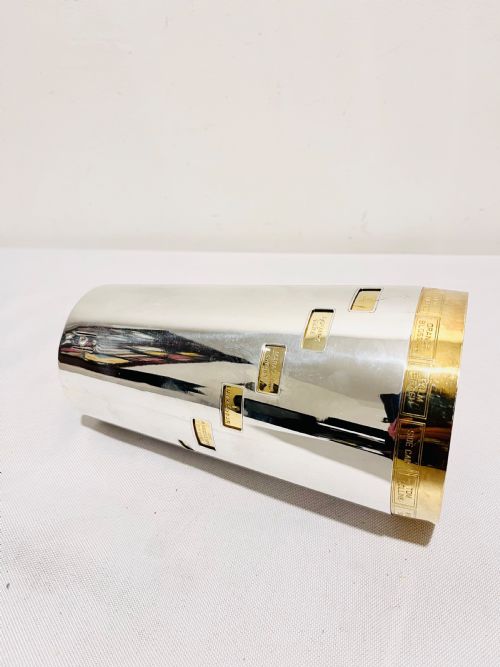 SMART SILVER PLATED DIAL A DRINK COCKTAIL SHAKER BY NAPIER COMPANY C1935 - ADDITIONAL PHOTO 4