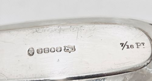 SILVER PLATED AND LEATHER CROCODILE SKIN LOOK HIP FLASK C1880 - ADDITIONAL PHOTO 4